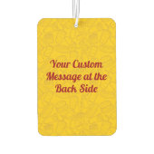 Cheeseburger Air Freshener Autolufterfrischer (Rückseite)