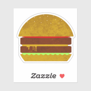 Cheeseburger Art Aufkleber