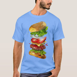 Cheeseburger Backprint 2 T-Shirt