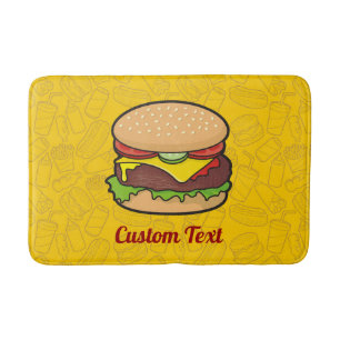 Cheeseburger Bad Mat Badematte