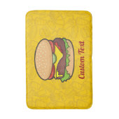 Cheeseburger Bad Mat Badematte (Vorderseite Vertikal)