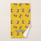Cheeseburger Badhandtuch Set (Handtuch)