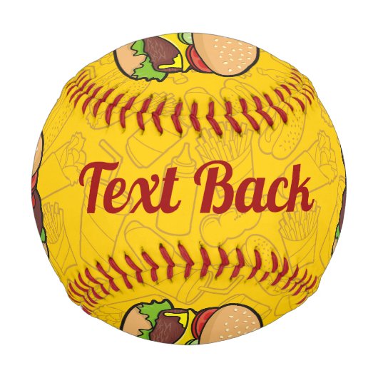 Cheeseburger Baseball (Rückseite)