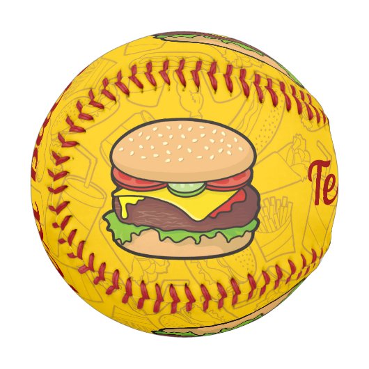 Cheeseburger Baseball (Vorderseite Links)