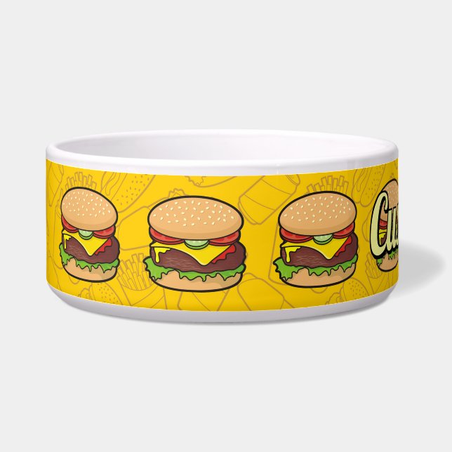Cheeseburger Bowl Napf (Links)