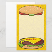Cheeseburger Briefpapier (Vorne/Hinten)
