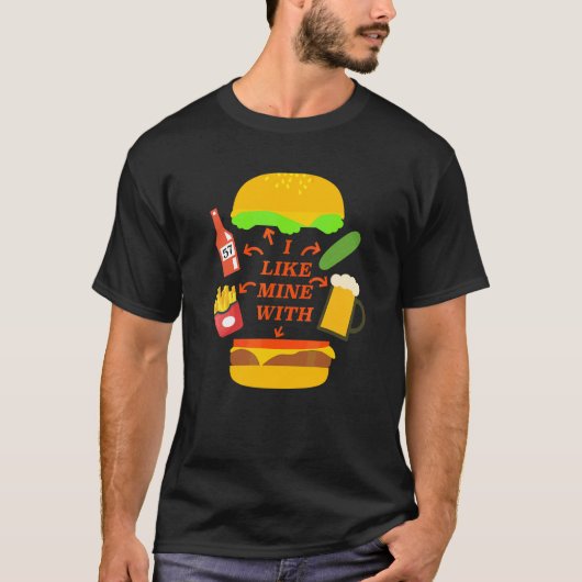 Cheeseburger-Buffet-Paradies Konzert T-Shirt (Vorderseite)