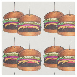 Cheeseburger Burger Hamburger Slider Bar Food App Stoff