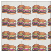Cheeseburger Burger Hamburger Slider Bar Food App Stoff (Muster)