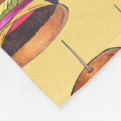 Cheeseburger Burger Hamburger Slider Bar Food Fleecedecke (Ecke)