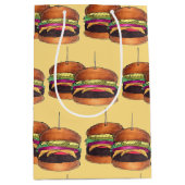 Cheeseburger Burger Hamburger Slider Bar Food Mittlere Geschenktüte (Vorderseite)