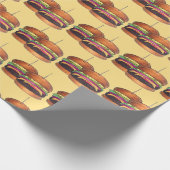 Cheeseburger Burger Hamburger Sliders Bar Pub Geschenkpapier (Ecke)