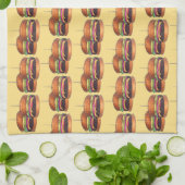 Cheeseburger Burger Hamburger Sliders Bar Pub Geschirrtuch (Gefaltet)