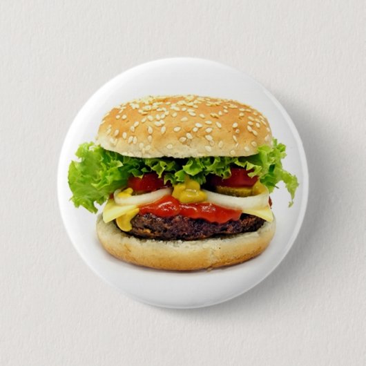 Cheeseburger Button (Vorderseite)
