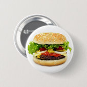 Cheeseburger Button (Vorne & Hinten)