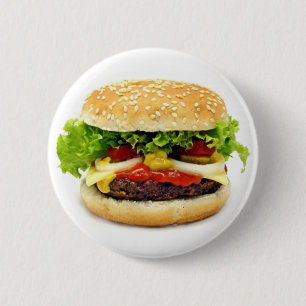 Cheeseburger Button