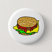 Cheeseburger Button (Vorderseite)