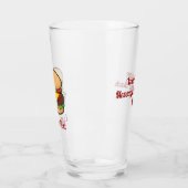 Cheeseburger Cartoon Glas (Links)