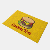 Cheeseburger Doormat Fußmatte (Schrägansicht)