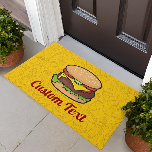 Cheeseburger Doormat Fußmatte