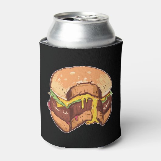 Cheeseburger Dosenkühler (Kanne Vorderseite)