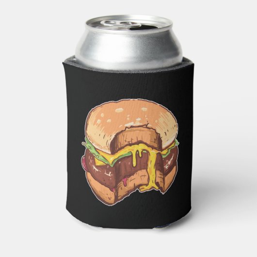 Cheeseburger Dosenkühler (Kanne Rückseite)