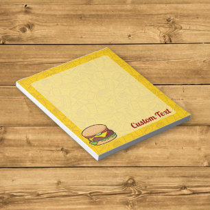 Cheeseburger Editor Notizblock