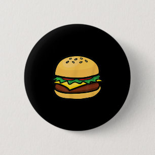 Cheeseburger Emoticon Hamburger Käse Grillen Button