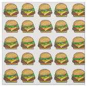 Cheeseburger Fabric Stoff (Muster)