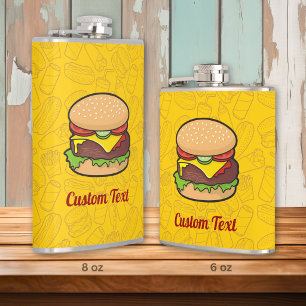 Cheeseburger Flask Flachmann