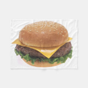 Cheeseburger Fleecedecke