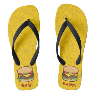 Cheeseburger Flip Flops Badesandalen