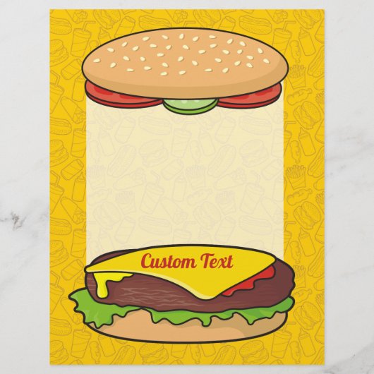 Cheeseburger Flyer (Hinten)