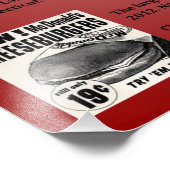 Cheeseburger Fotodruck (Ecke)