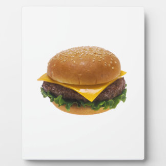 Cheeseburger Fotoplatte