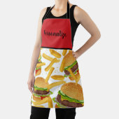 Cheeseburger & Fritten Schürze (InSitu)