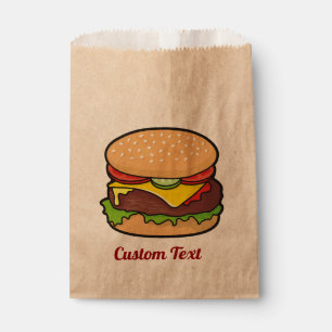 Cheeseburger Fvor Bag Geschenktütchen