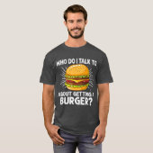 Cheeseburger-Geschenk für Burger-Liebhaber T-Shirt (Vorne ganz)