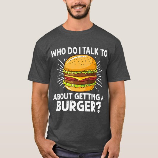 Cheeseburger-Geschenk für Burger-Liebhaber T-Shirt (Vorderseite)
