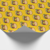 Cheeseburger Geschenkpapier (Ecke)