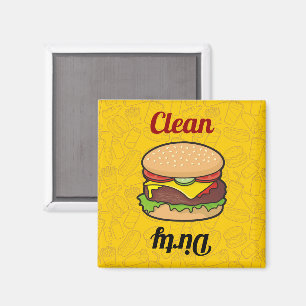 Cheeseburger Geschirrspülmaschine Magnet