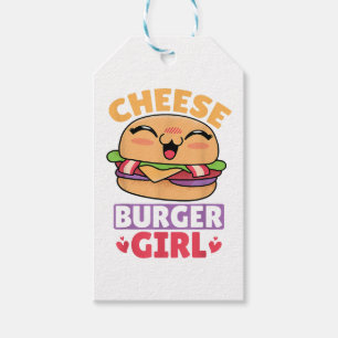 Cheeseburger Girl, Hamburger Women und Cheesebdres Geschenkanhänger