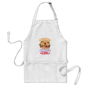 Cheeseburger Girl, Hamburger Women und Cheesebdres Schürze
