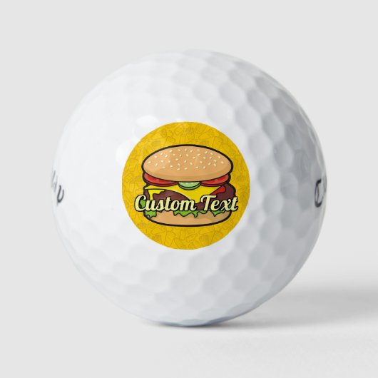 Cheeseburger Golfball (Vorderseite)