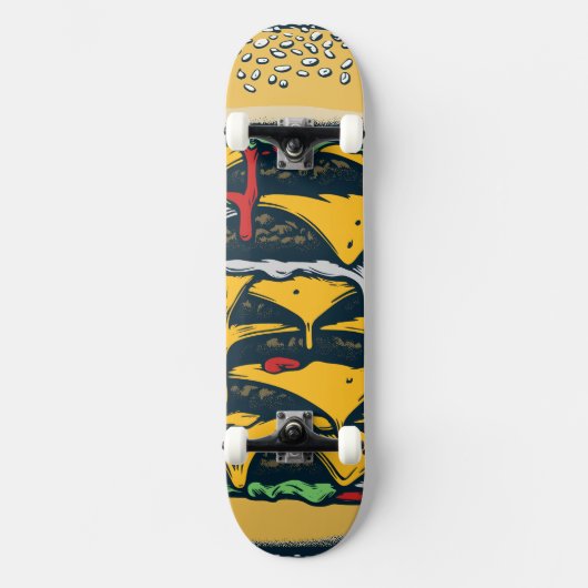 Cheeseburger Grande Skateboard (Vorderseite)