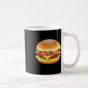 Cheeseburger Hamburger Burger Funny Food Halloween Kaffeetasse