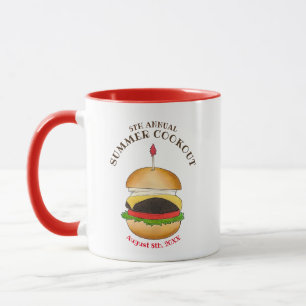 Cheeseburger Hamburger Burger Picnic Barbecue GRIL Tasse
