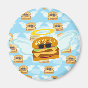 Cheeseburger-Himmel Magnet