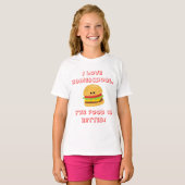 Cheeseburger Homeschool Spaß T-Shirt (Vorne ganz)