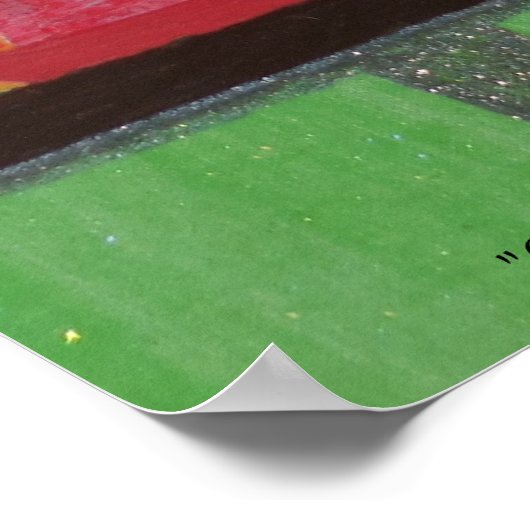 Cheeseburger im Paradies Poster (Ecke)